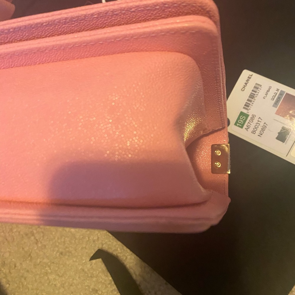 *SOLD* CHANEL Pink Caviar Boy Bag - Picture 9 of 16